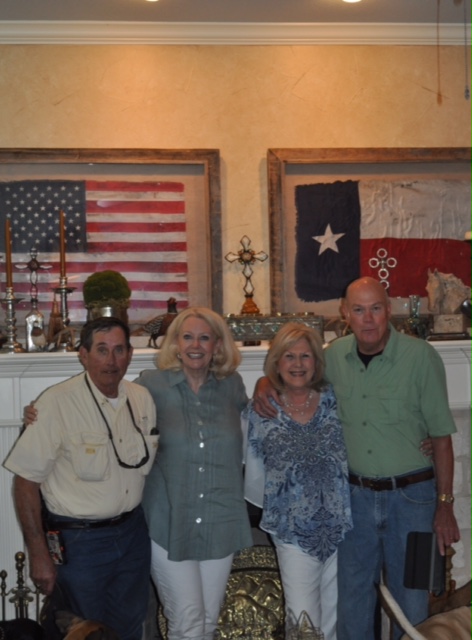 Lynn (Eldridge) and Jim Gill , Helen (Rethke)  and John Lauck 2016